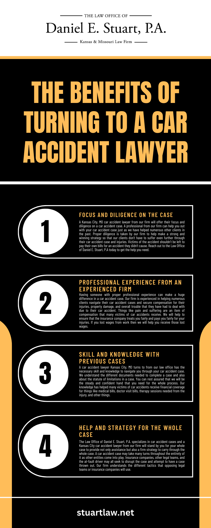 THE BENEFITS OF TURNING TO A CAR ACCIDENT LAWYER INFOGRAPHIC