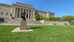 Outside of the Nelson Atkins Museum of Art Kansas City, MO